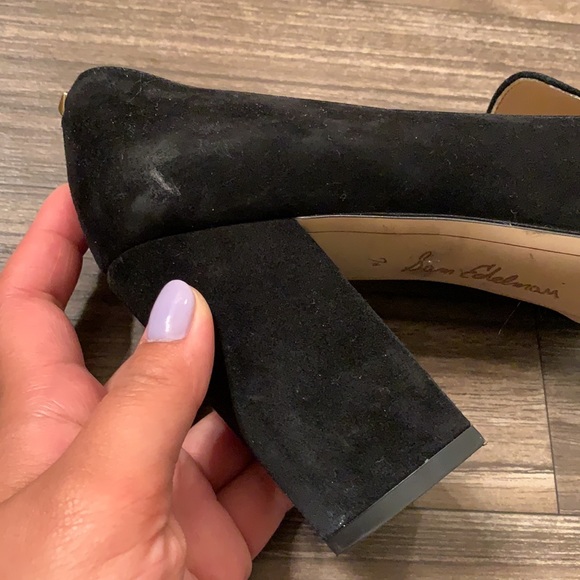 Sam Edelman black heeled loafers - Picture 4 of 7